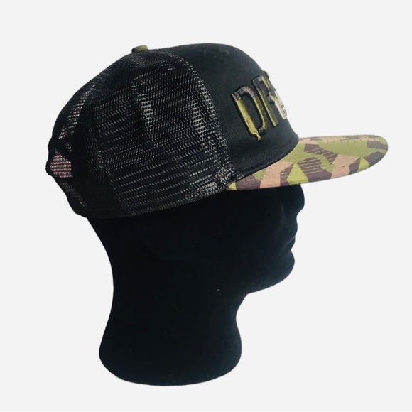 DR. ZIPE Snowboard Ski Skate trucker Mesh Hat Adjustable Camo Black. - Picture 4 of 9